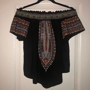 Off-the-shoulder top